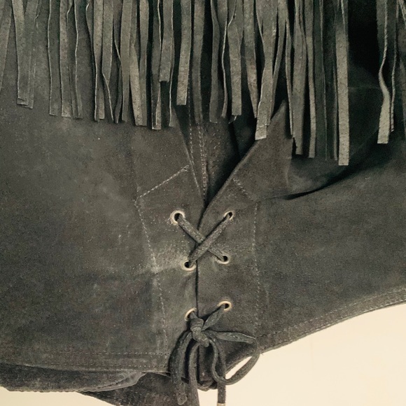 VINTAGE leather fringe jacket - Picture 7 of 7